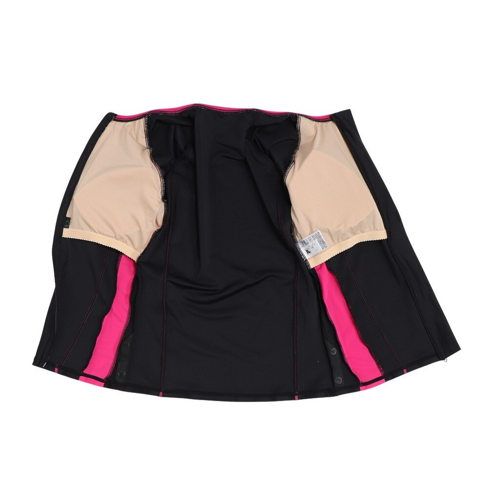 フィラ（FILA）（レディース）フィットネス水着 レディース 水泳 配色袖付フルジップセパレート水着 3132035-BPK