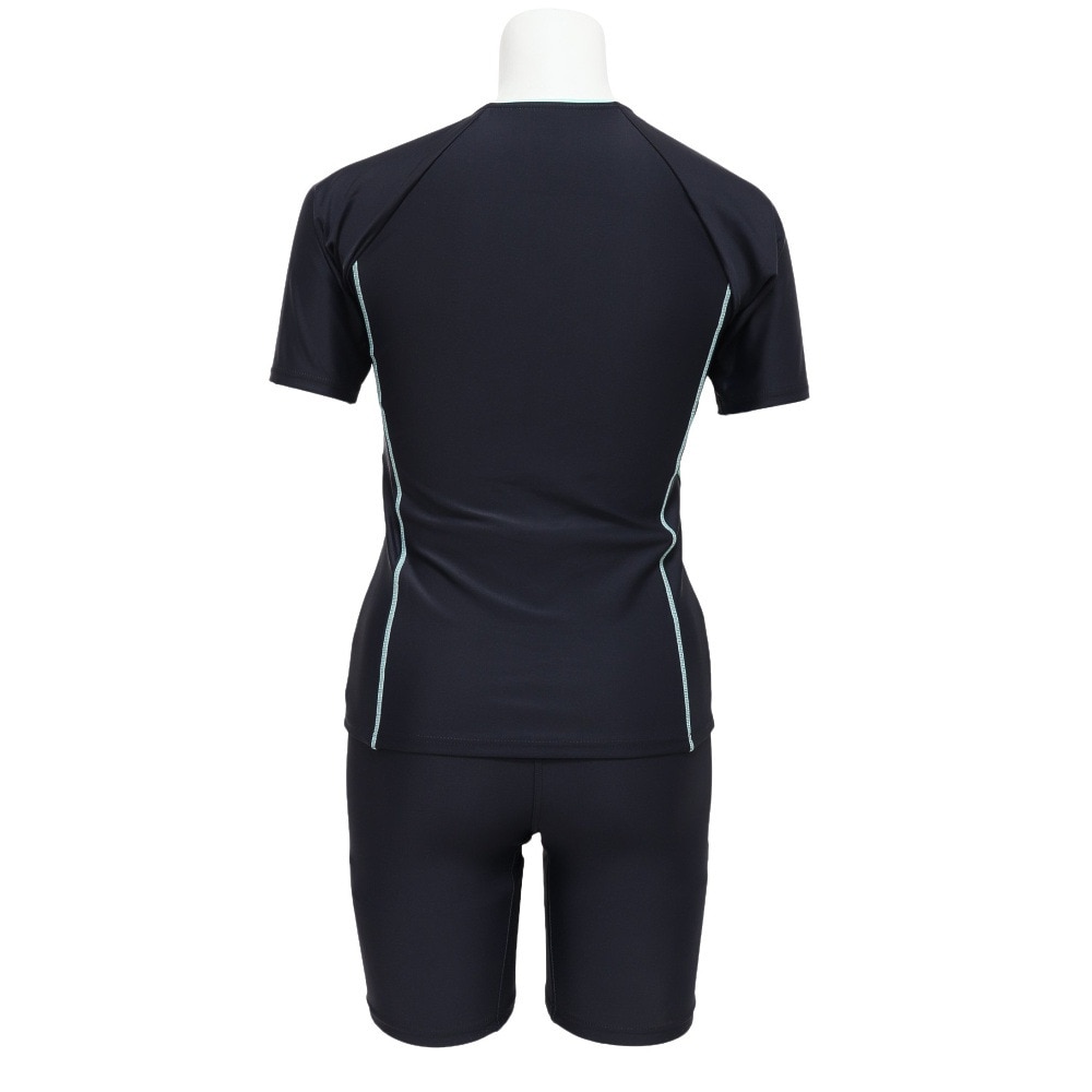 フィラ（FILA）（レディース）フィットネス水着 レディース 水泳 配色袖付フルジップセパレート水着 3132035-GMT