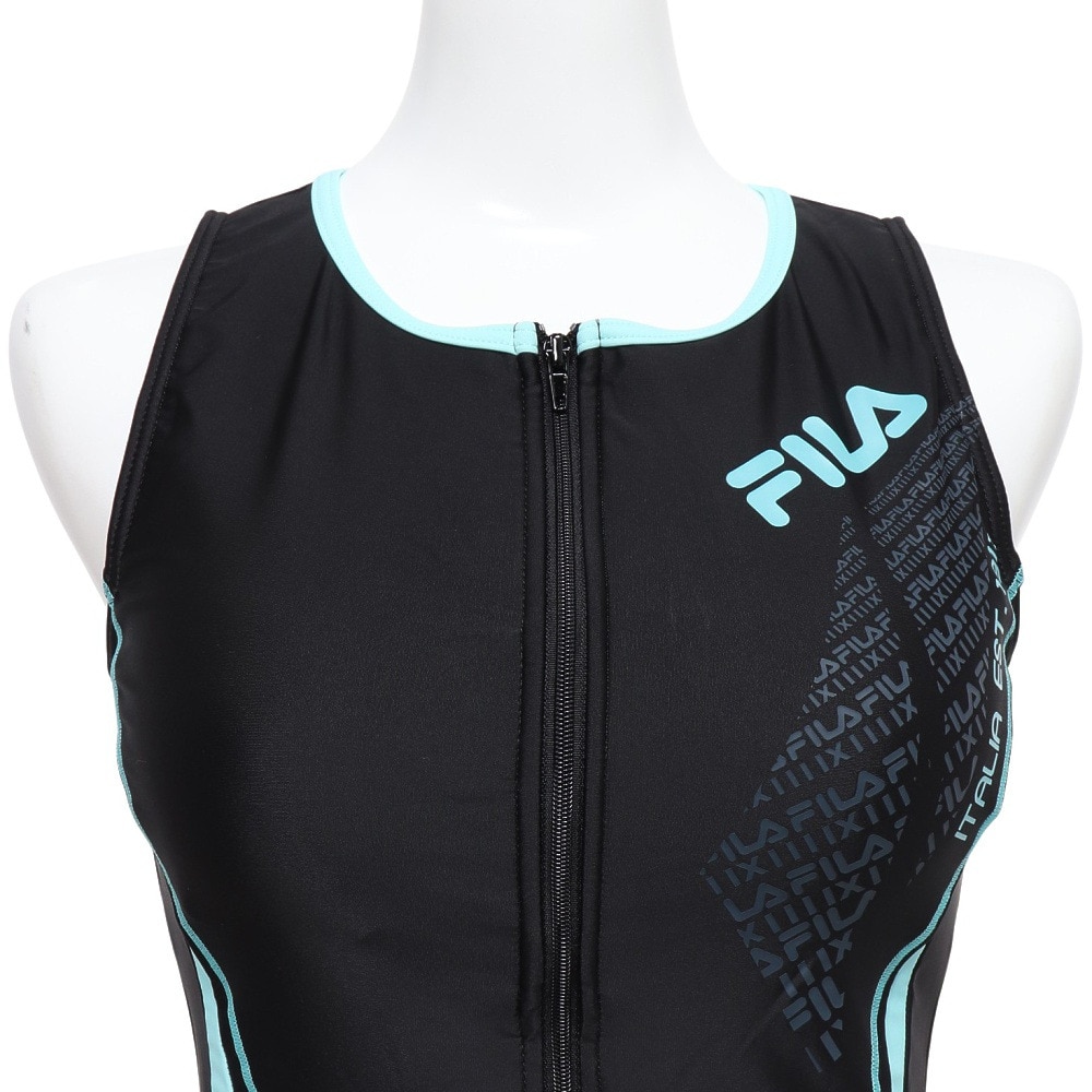 フィラ（FILA）（レディース）フィットネス水着 レディース 水泳 ジップセパレーツ水着 3432015-BMT