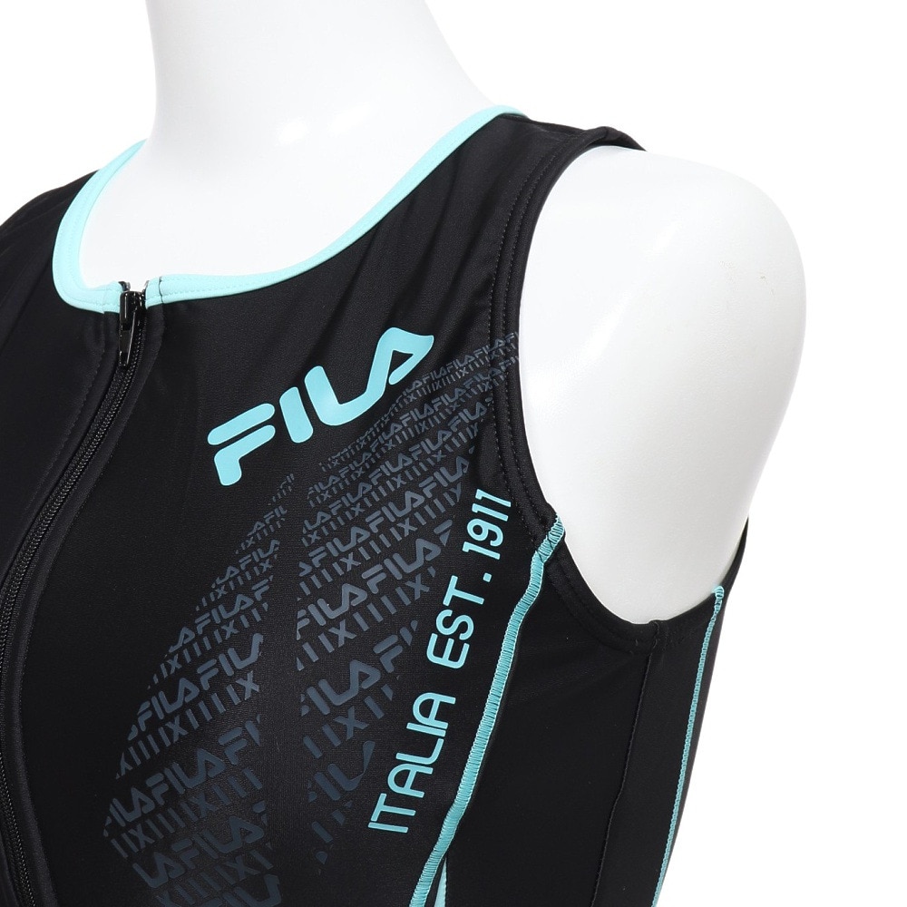 フィラ（FILA）（レディース）フィットネス水着 レディース 水泳 ジップセパレーツ水着 3432015-BMT