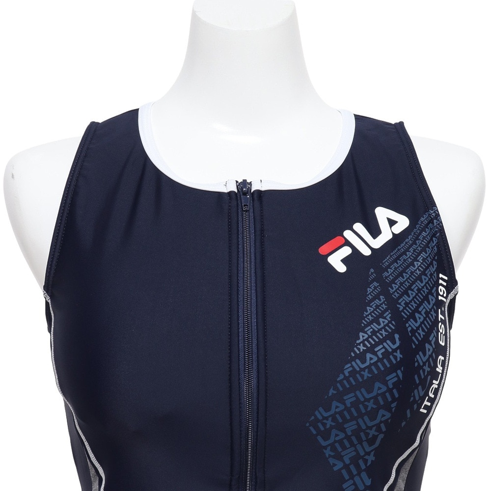 フィラ（FILA）（レディース）フィットネス水着 レディース 水泳 ジップセパレーツ水着 3432015-NV