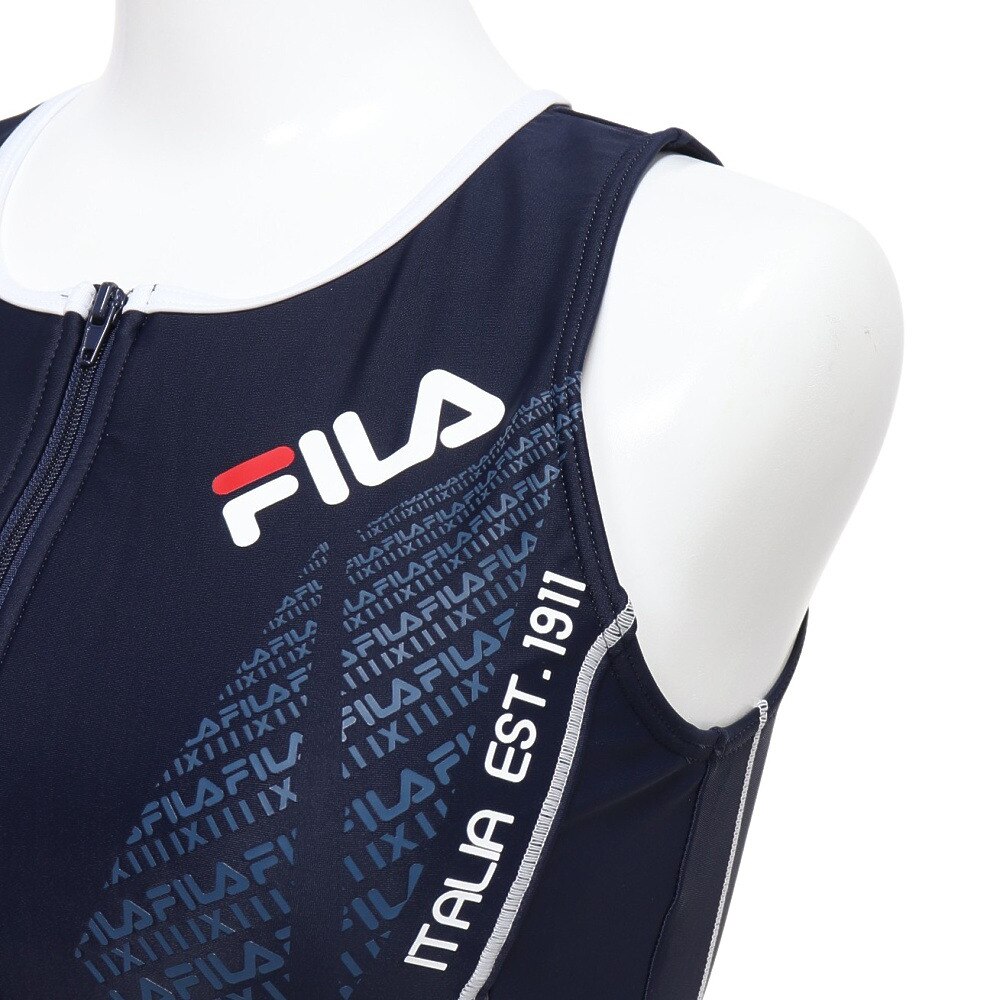 フィラ（FILA）（レディース）フィットネス水着 レディース 水泳 ジップセパレーツ水着 3432015-NV