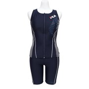 フィラ(FILA)(レディース)フィットネス水着 レディース 水泳 ジップセパレーツ水着 3432015-NV
