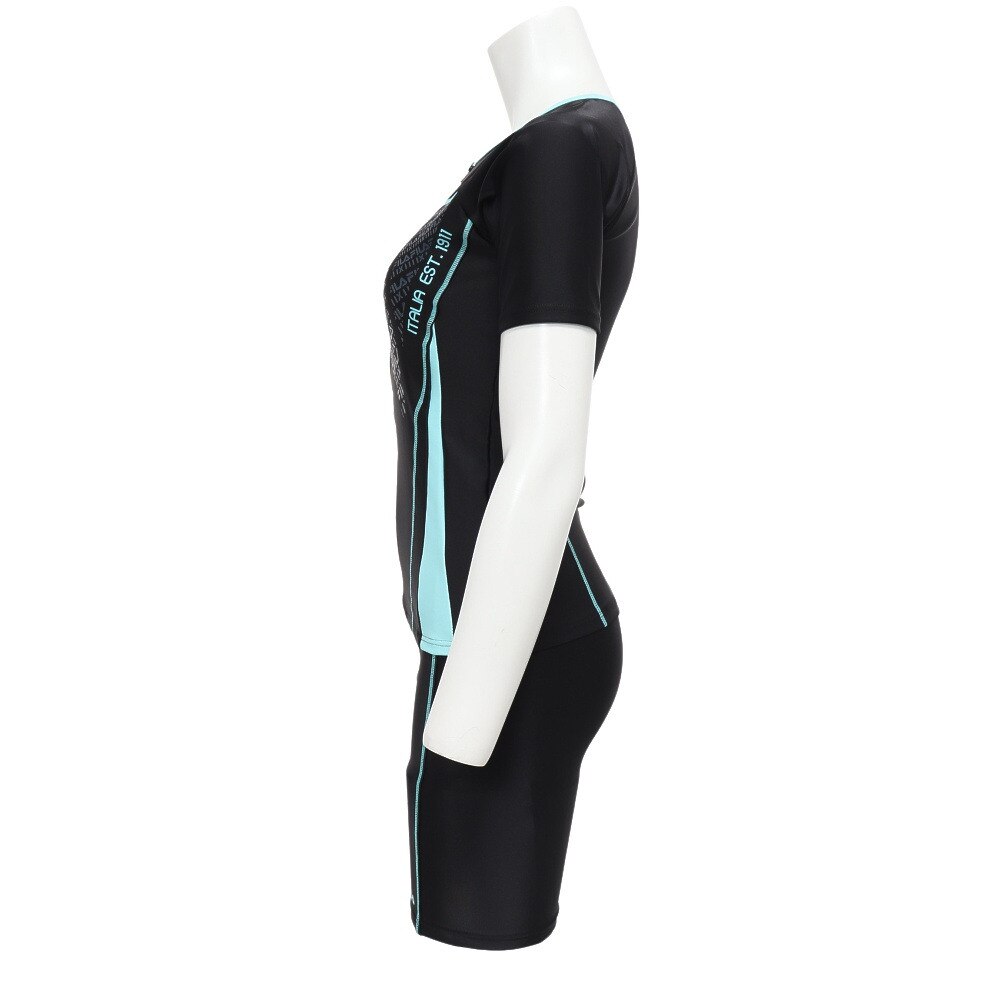 フィラ（FILA）（レディース）フィットネス水着 レディース 水泳 袖付きジップ セパレーツ水着 3432025-BMT