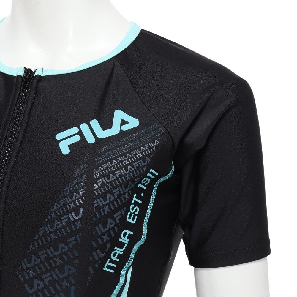 フィラ（FILA）（レディース）フィットネス水着 レディース 水泳 袖付きジップ セパレーツ水着 3432025-BMT