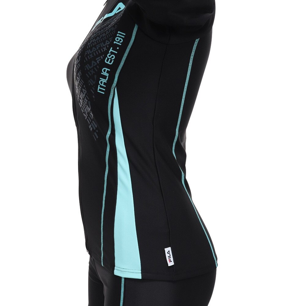フィラ（FILA）（レディース）フィットネス水着 レディース 水泳 袖付きジップ セパレーツ水着 3432025-BMT
