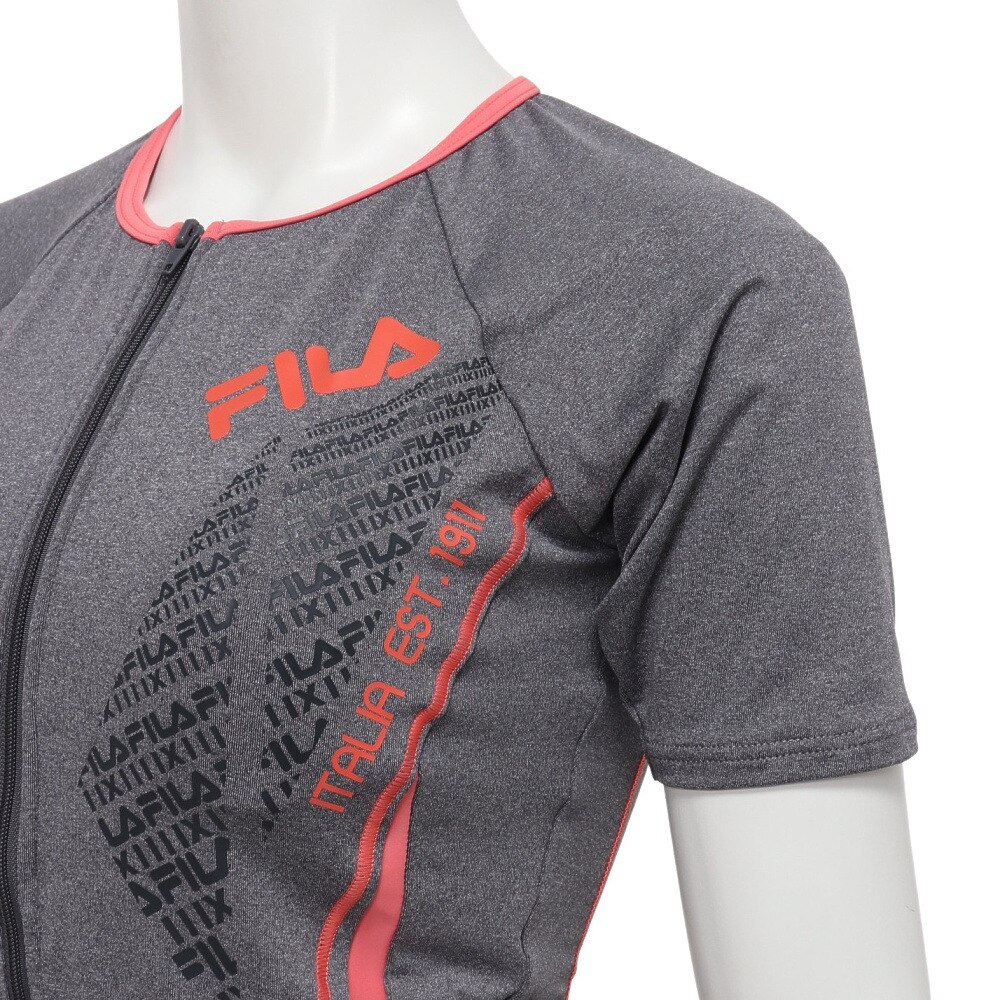 フィラ（FILA）（レディース）フィットネス水着 レディース 水泳 袖付きジップ セパレーツ水着 3432025-GCP