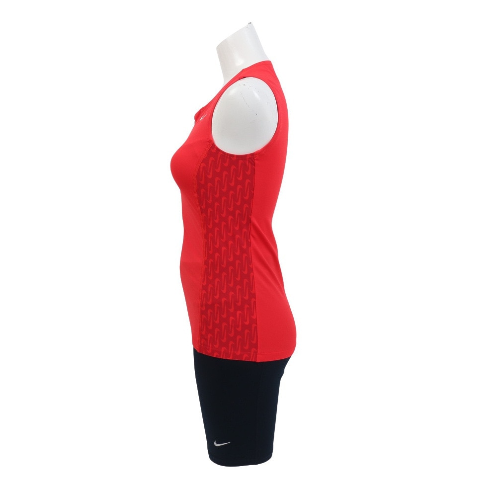 ナイキ（NIKE）（レディース）フィットネス水着 レディース 水泳 SU24 フルジップ セパレーツ 2993110-005 赤