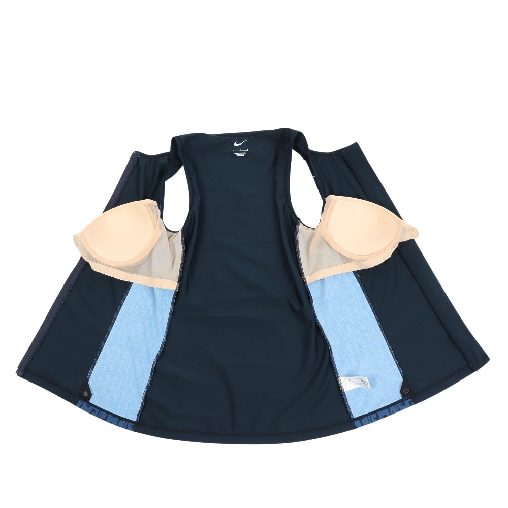 ナイキ（NIKE）（レディース）フィットネス水着 レディース 水泳 SU24 フルジップ セパレーツ 2993110-008 ネイビー