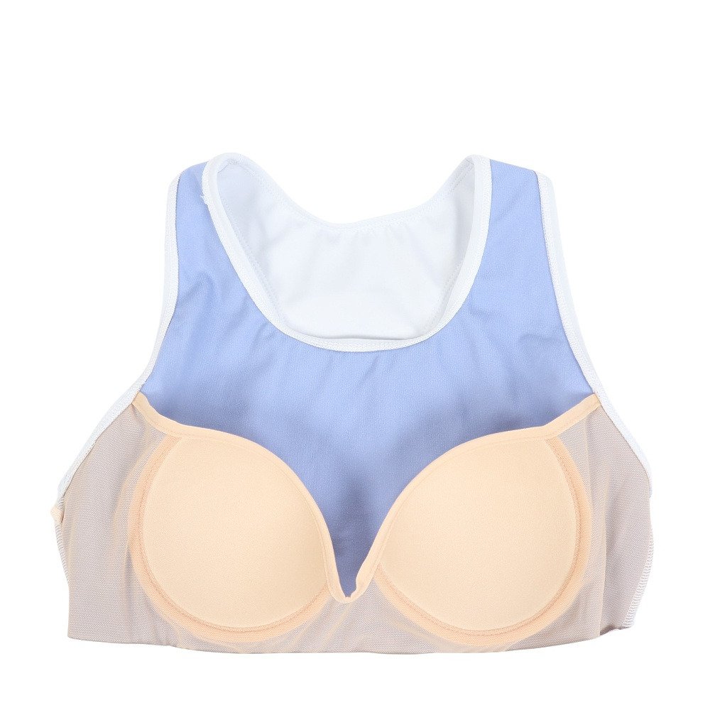 ナイキ（NIKE）（レディース）フィットネス水着 水泳 SU24 ロングスパッツ セパレーツ 上下セット 2993114-001 白
