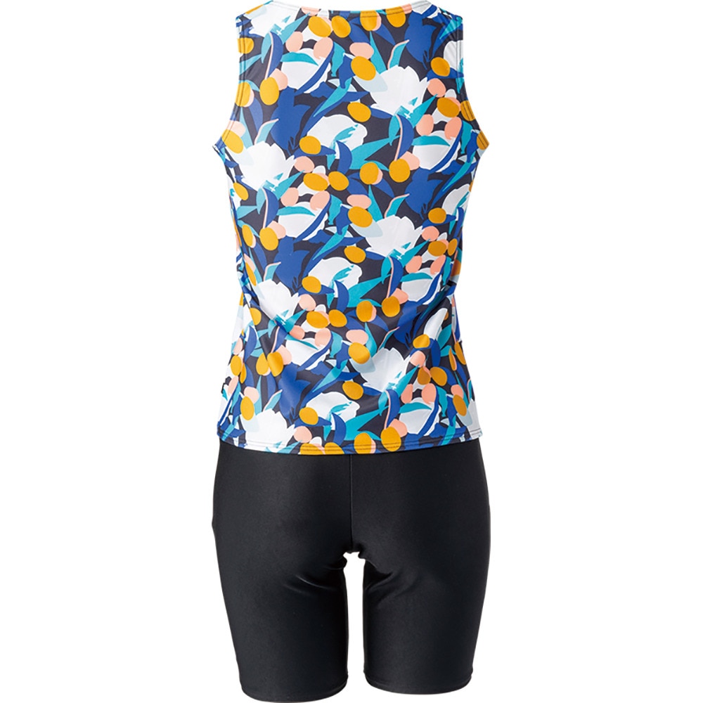 フットマーク（FOOTMARK）（レディース）フィットネス水着 レディース 24セパレーツ 紺 M-3Lサイズ 0256648-0381 水中ウォーキング アクアビクス 