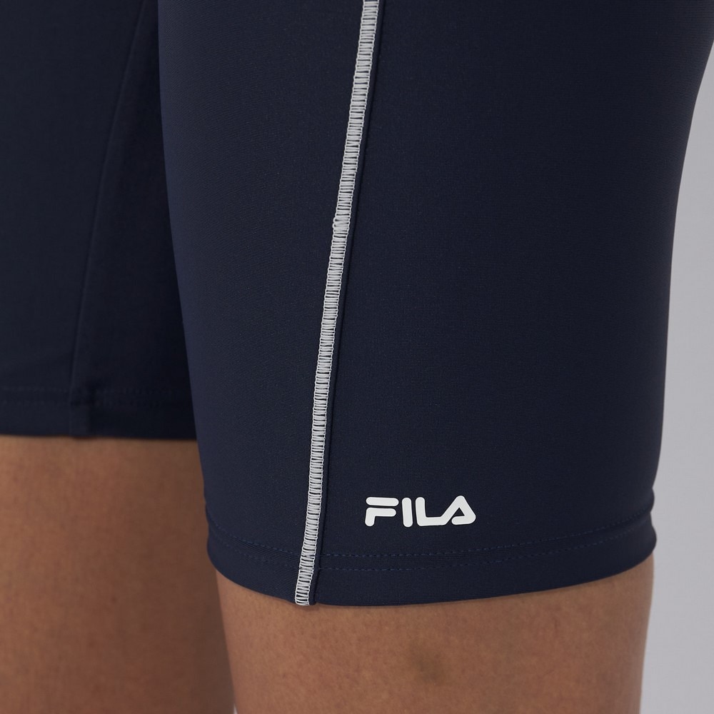フィラ（FILA）（レディース）フィットネス水着 レディース 水泳 配色袖付フルジップセパレート 大寸 3132036-NV