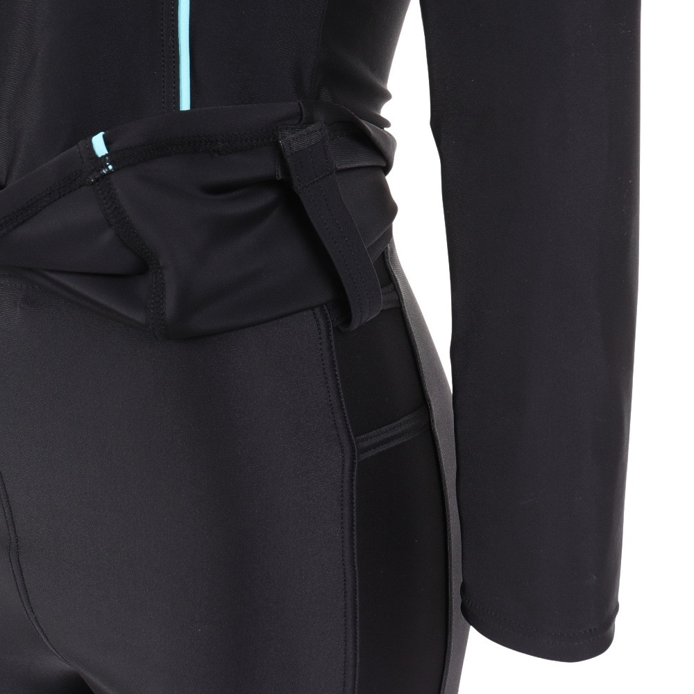 フィラ（FILA）（レディース）フィットネス水着 レディース 水泳 長袖セパレート 3132845-BSX ブラック サックス