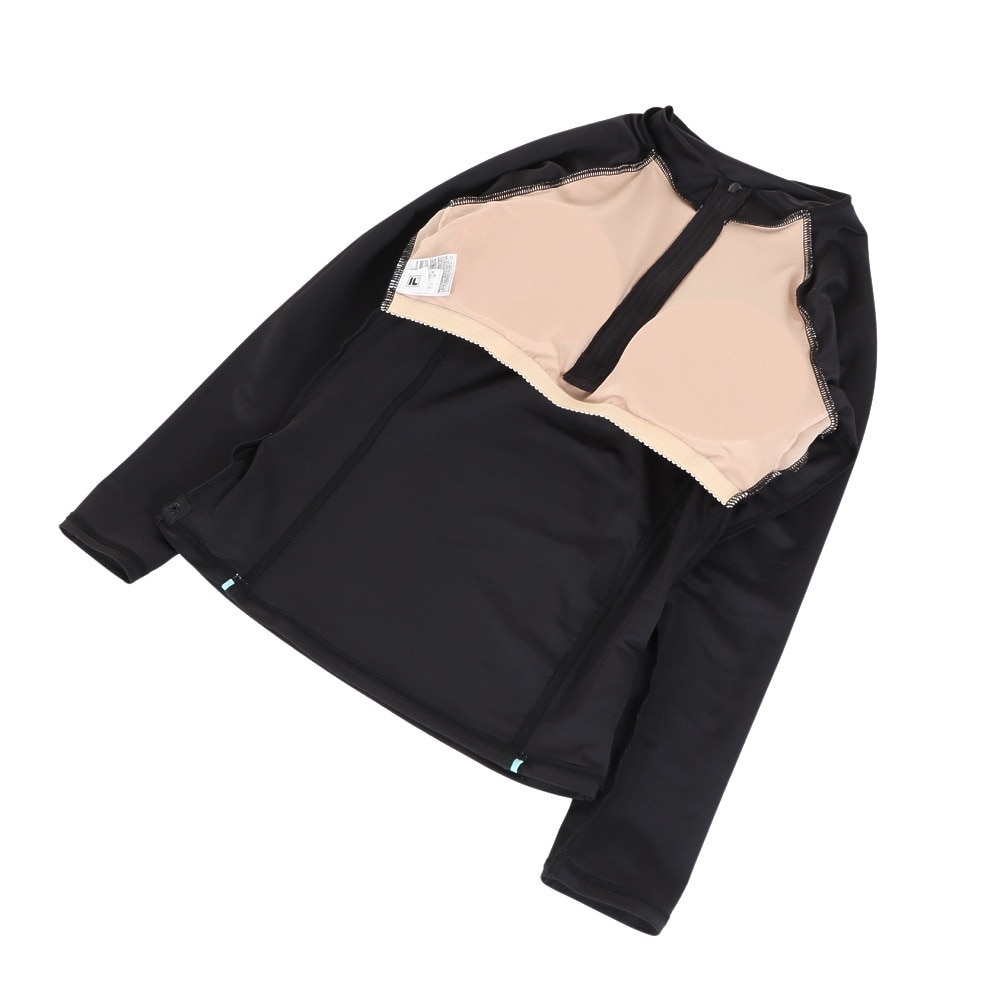 フィラ（FILA）（レディース）フィットネス水着 レディース 水泳 長袖セパレート 3132845-BSX ブラック サックス