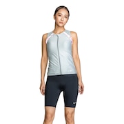 (レディース)フィットネス水着 レディース 水泳 ジップ付き袖なしセパレーツ 2993116-458