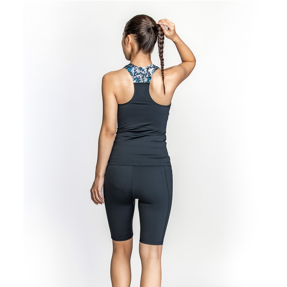 ナイキ（NIKE）（レディース）フィットネス水着 レディース 水泳 丈長めスパッツセパレーツ 2993120-009