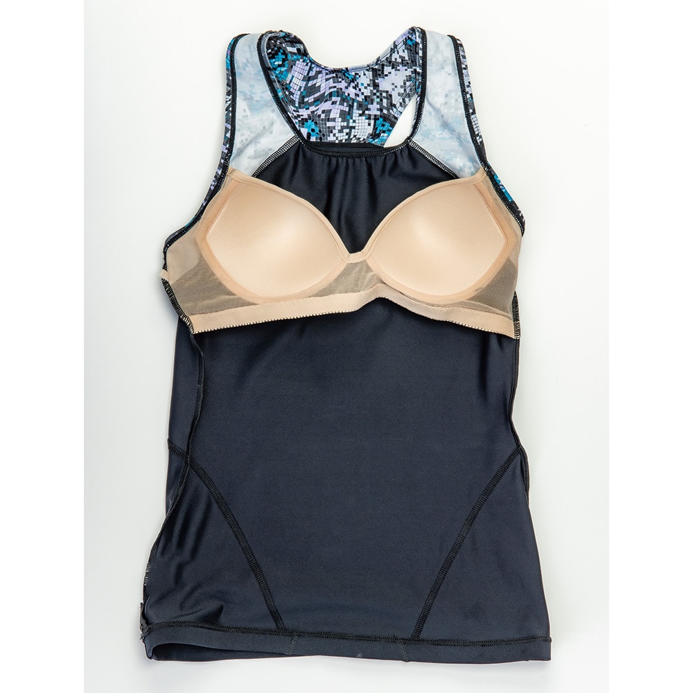 ナイキ（NIKE）（レディース）フィットネス水着 レディース 水泳 丈長めスパッツセパレーツ 2993120-009