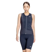 (レディース)フィットネス水着 レディース 水泳 ジップ付き袖なしセパレーツ 2993124-009