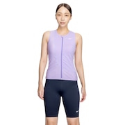 (レディース)フィットネス水着 レディース 水泳 ジップ付き袖なしセパレーツ 2993124-024