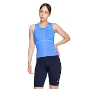 (レディース)フィットネス水着 レディース 水泳 SU25 クロップドジップ付き袖なしセパレーツ 2993137-006
