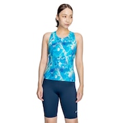 (レディース)フィットネス水着 レディース 水泳 SP25 総柄袖なしセパレーツ 2993132-010