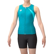 (レディース)フィットネス水着 フィットネスセパレーツ AS5SWF45L EMBK グリーン ブラック