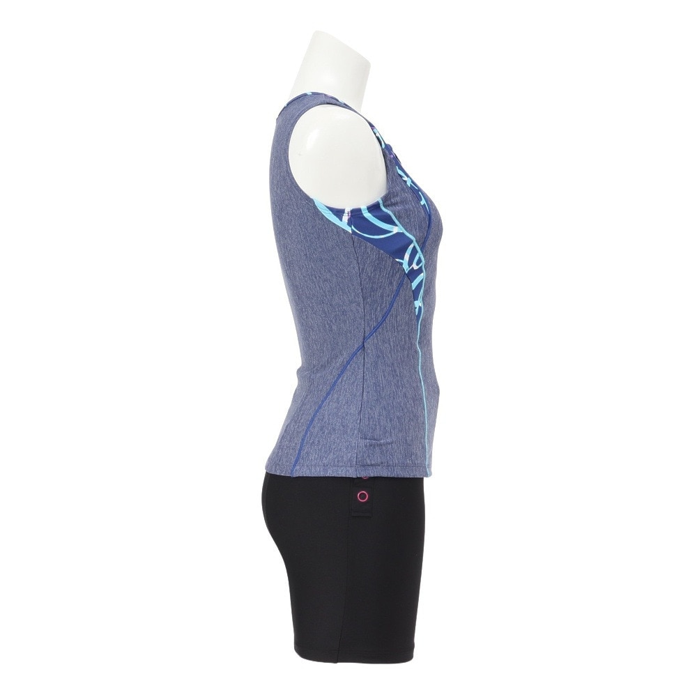 アリーナ（ARENA）（レディース）フィットネス水着 水泳 すらっとセパ フィットネスセパレーツ AS5SWF46L BLBK 青