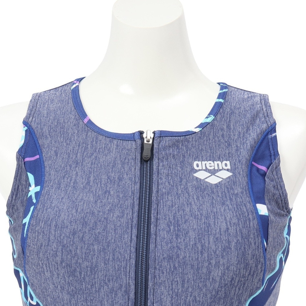 アリーナ（ARENA）（レディース）フィットネス水着 水泳 すらっとセパ フィットネスセパレーツ AS5SWF46L BLBK 青