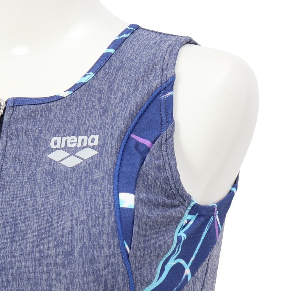 アリーナ（ARENA）（レディース）フィットネス水着 水泳 すらっとセパ フィットネスセパレーツ AS5SWF46L BLBK 青