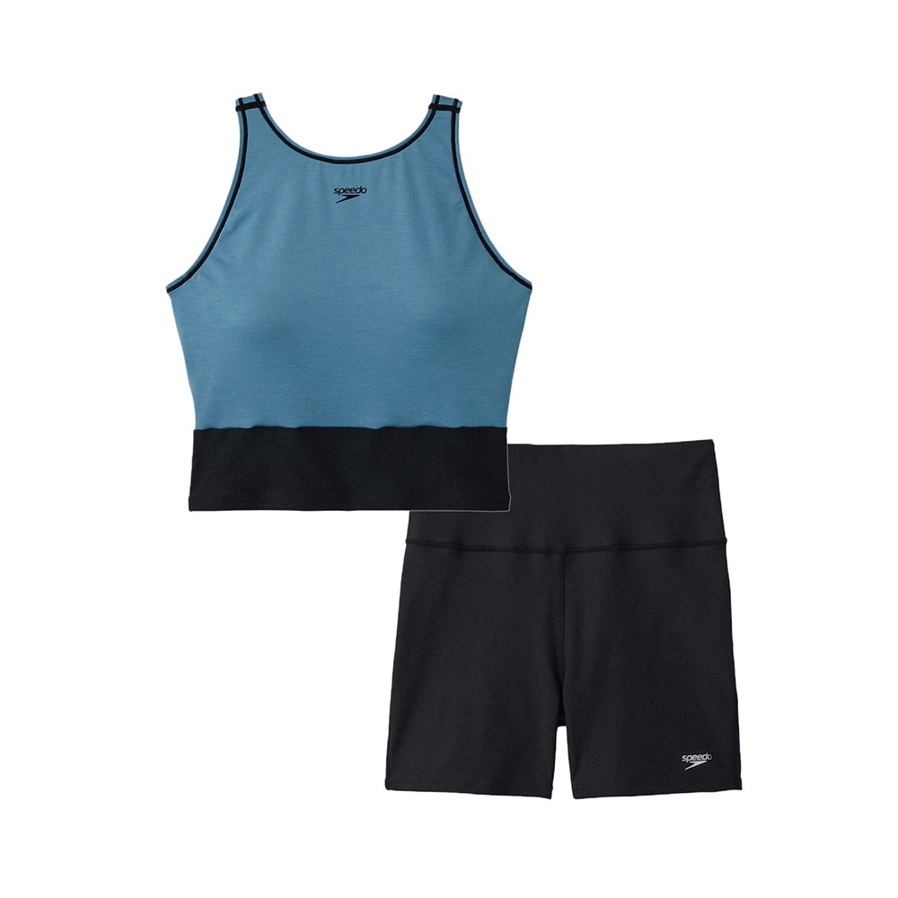スピード（SPEEDO）（レディース）フィットネス水着 レディース 水泳 ミニマム セパレート水着 SFW22302 SB