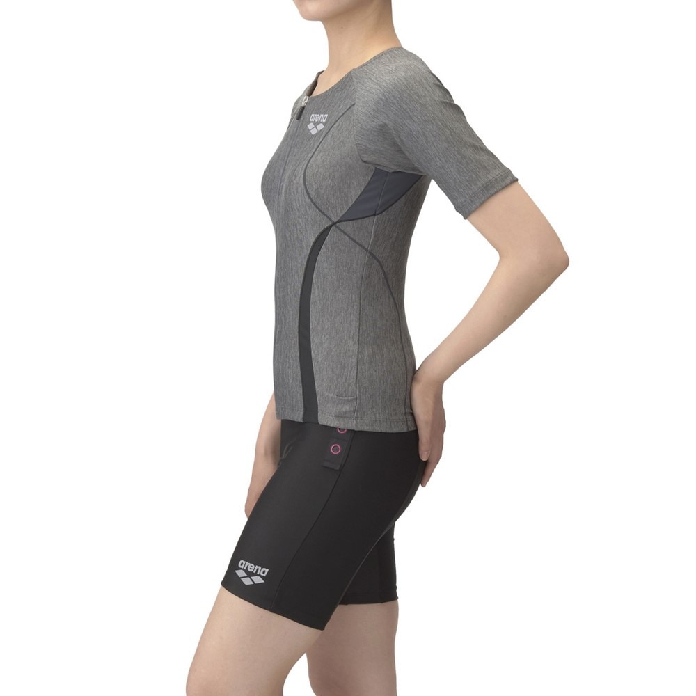 アリーナ（ARENA）（レディース）フィットネス水着 レディース 水泳 フィットネス セパレーツ AS5SWF44L GYBK