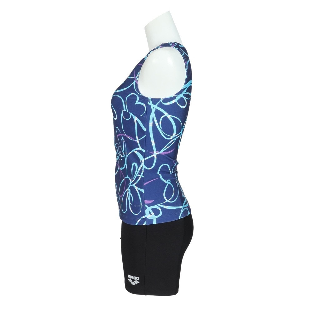 アリーナ（ARENA）（レディース）フィットネス水着 水泳 フィットネスセパレーツ AS5SWF51L BLBK