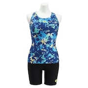 (レディース)フィットネス水着 レディース 水泳 フィットネスセパレーツ AS5SWF52L BLBK