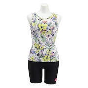 (レディース)フィットネス水着 レディース 水泳 フィットネスセパレーツ AS5SWF53L WHBK