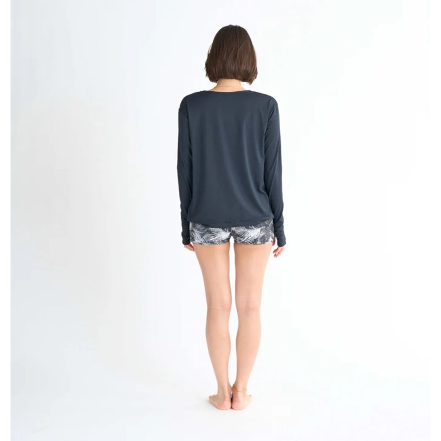 ロキシー（ROXY）（レディース）フィットネス水着 レディース 水泳 STOP THE DROPS 3点セット 黒 25SPRSW251502BLK 水泳 スイミング スイムウェア 