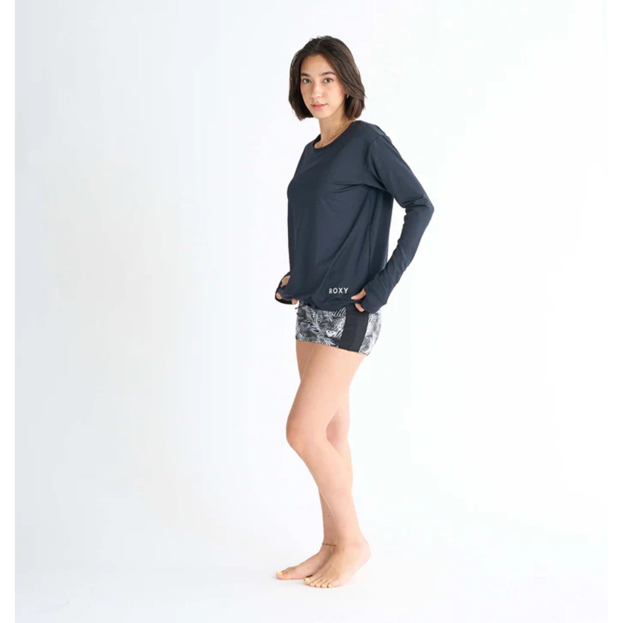 ロキシー（ROXY）（レディース）フィットネス水着 レディース 水泳 STOP THE DROPS 3点セット 黒 25SPRSW251502BLK 水泳 スイミング スイムウェア 