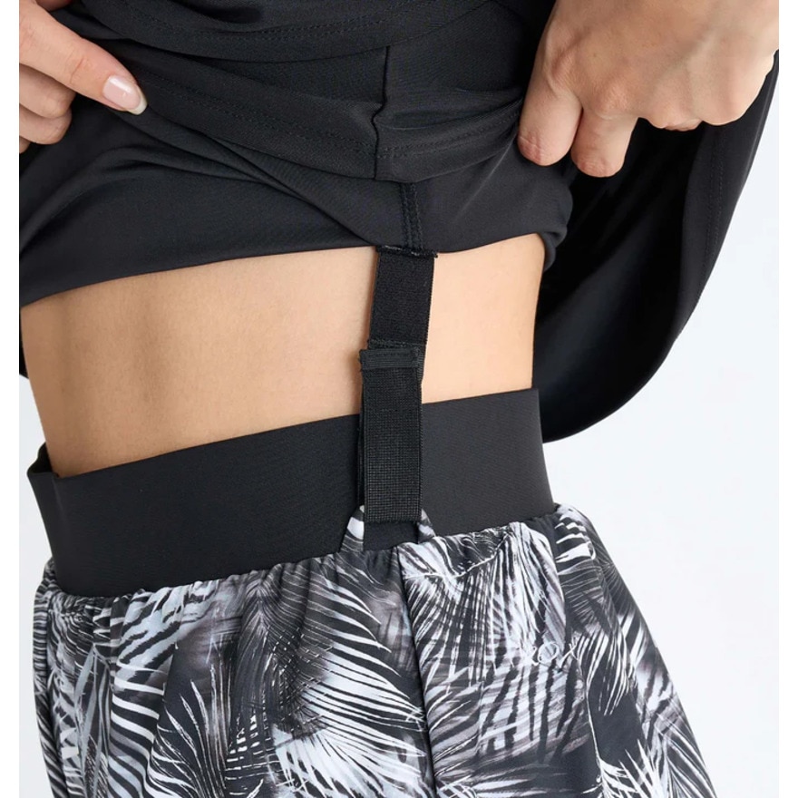 ロキシー（ROXY）（レディース）フィットネス水着 レディース 水泳 SPLASH YOUR WAY 2点セット 黒 25SPRSW251503BLK 水泳 スイミング スイムウェア 