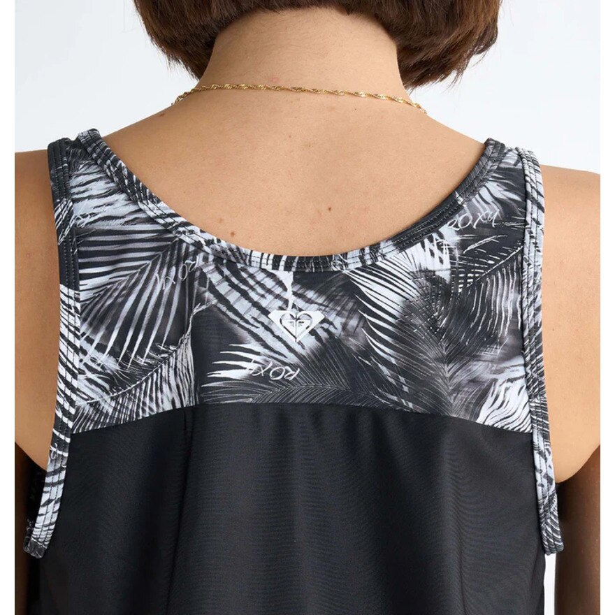 ロキシー（ROXY）（レディース）フィットネス水着 レディース 水泳 SPLASH YOUR WAY 2点セット 黒 25SPRSW251503BLK 水泳 スイミング スイムウェア 