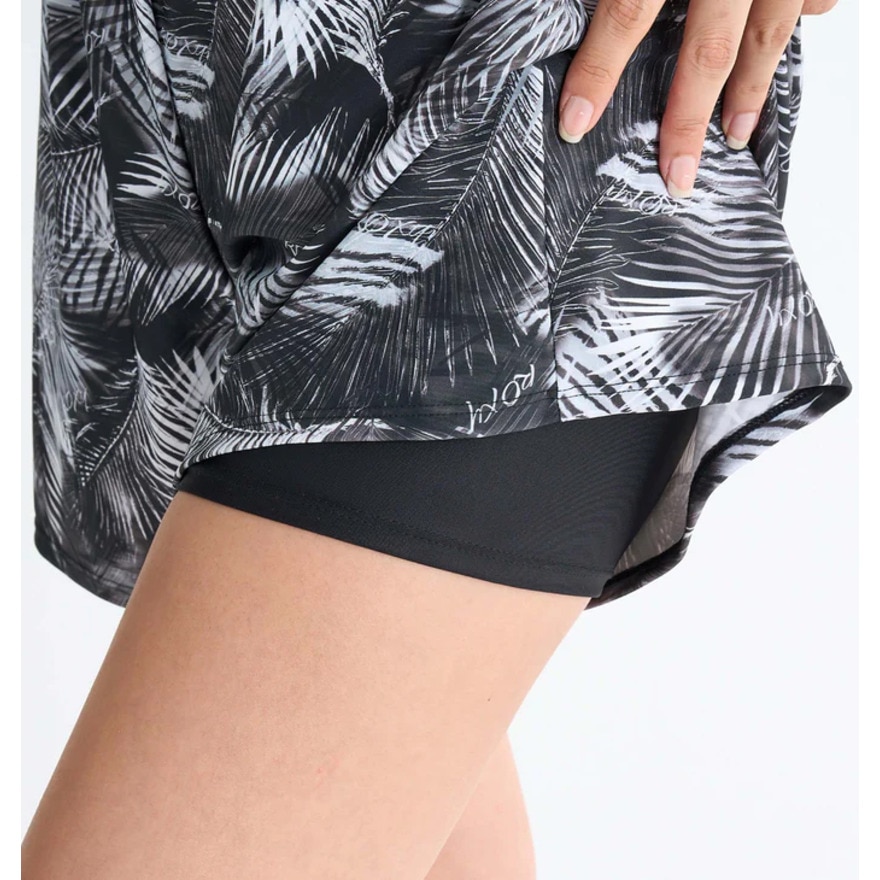 ロキシー（ROXY）（レディース）フィットネス水着 レディース 水泳 SPLASH YOUR WAY 2点セット 黒 25SPRSW251503BLK 水泳 スイミング スイムウェア 