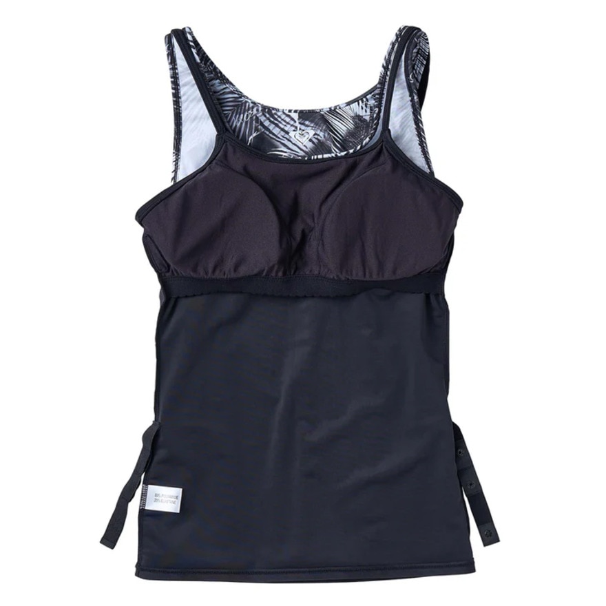 ロキシー（ROXY）（レディース）フィットネス水着 レディース 水泳 SPLASH YOUR WAY 2点セット 黒 25SPRSW251503BLK 水泳 スイミング スイムウェア 