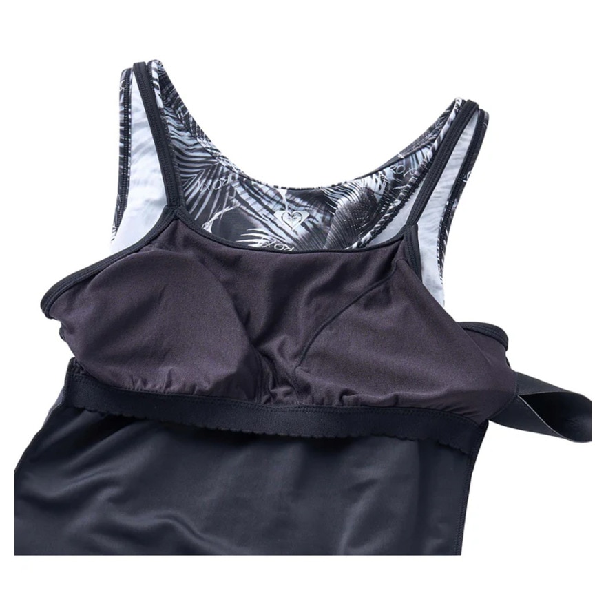 ロキシー（ROXY）（レディース）フィットネス水着 レディース 水泳 SPLASH YOUR WAY 2点セット 黒 25SPRSW251503BLK 水泳 スイミング スイムウェア 