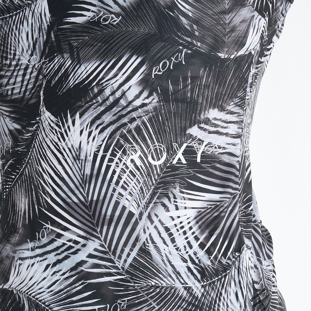 ロキシー（ROXY）（レディース）フィットネス水着 レディース 水泳 WET AND WILD 黒 S-Lサイズ 25SPRSW251504BLK セットアップ 上下セット めくれ防止 