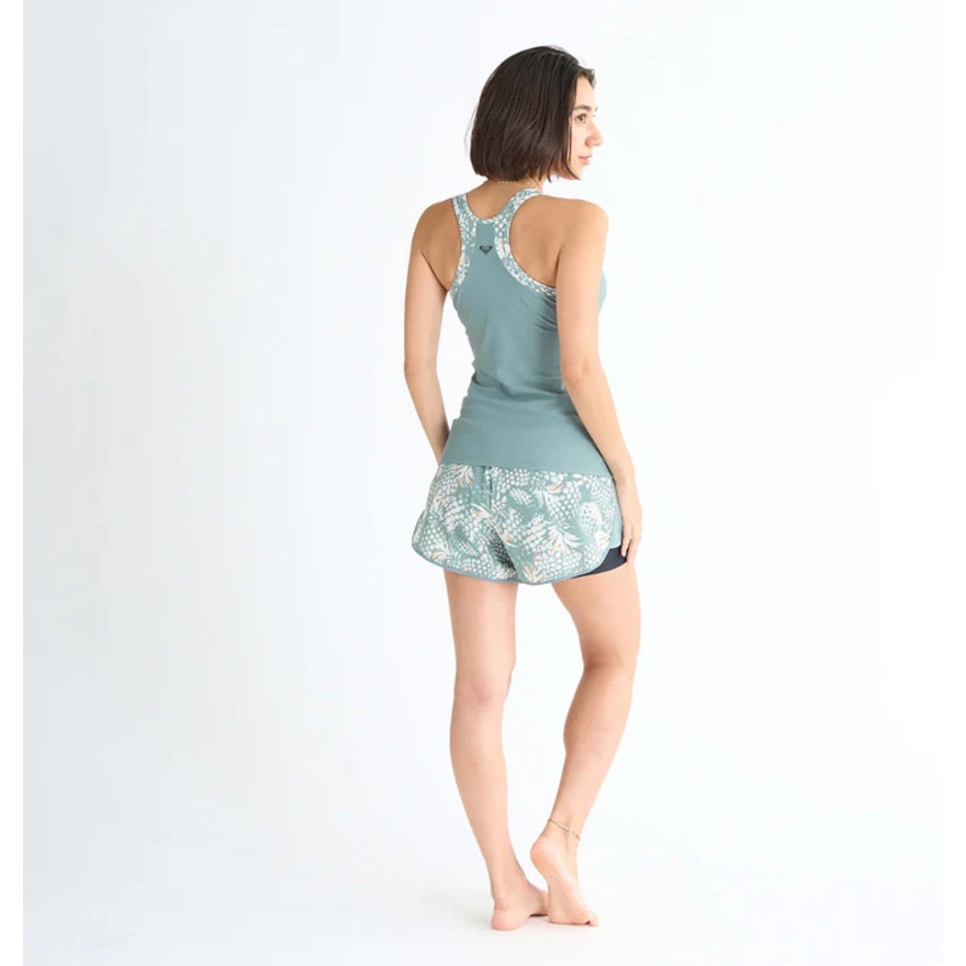 ロキシー（ROXY）（レディース）フィットネス水着 レディース 水泳 WET AND WILD 2点セット カーキ 25SPRSW251504KHA 水泳 スイミング スイムウェア 