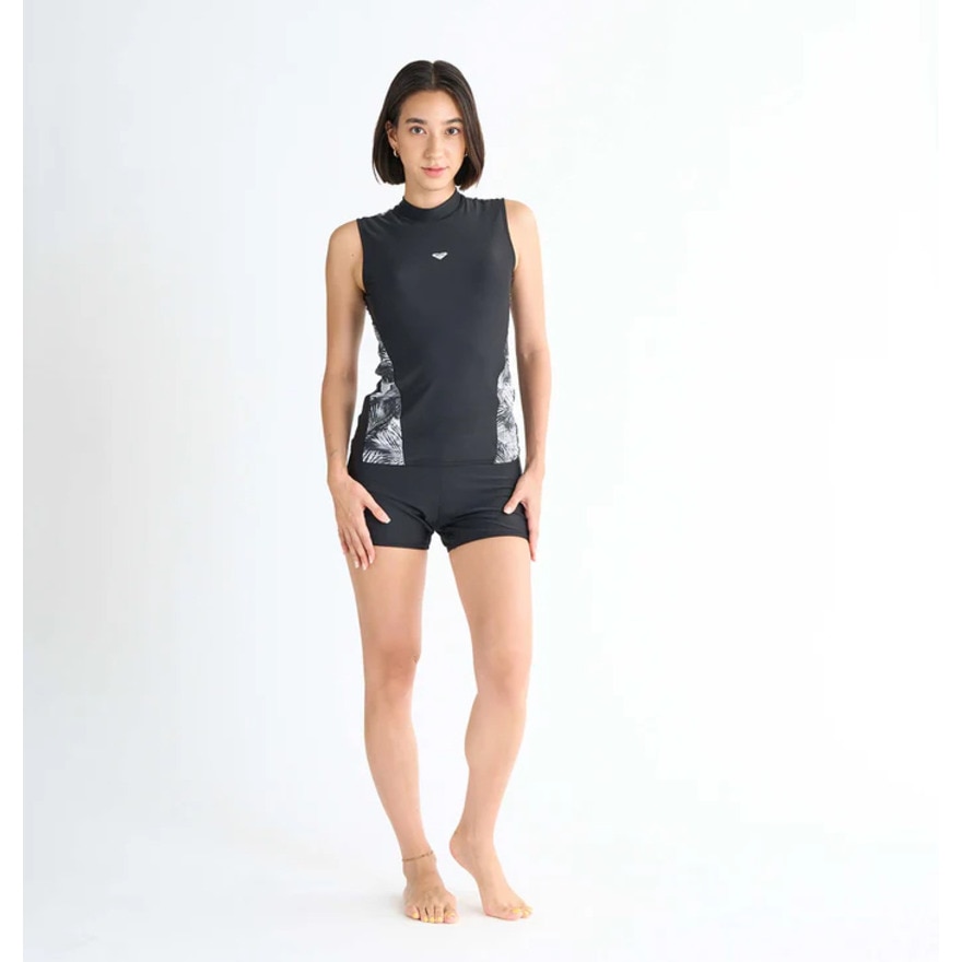 ロキシー（ROXY）（レディース）フィットネス水着 レディース 水泳 RIDE THE SLIDE 2点セット 黒 25SPRSW251505BLK 水泳 スイミング スイムウェア 