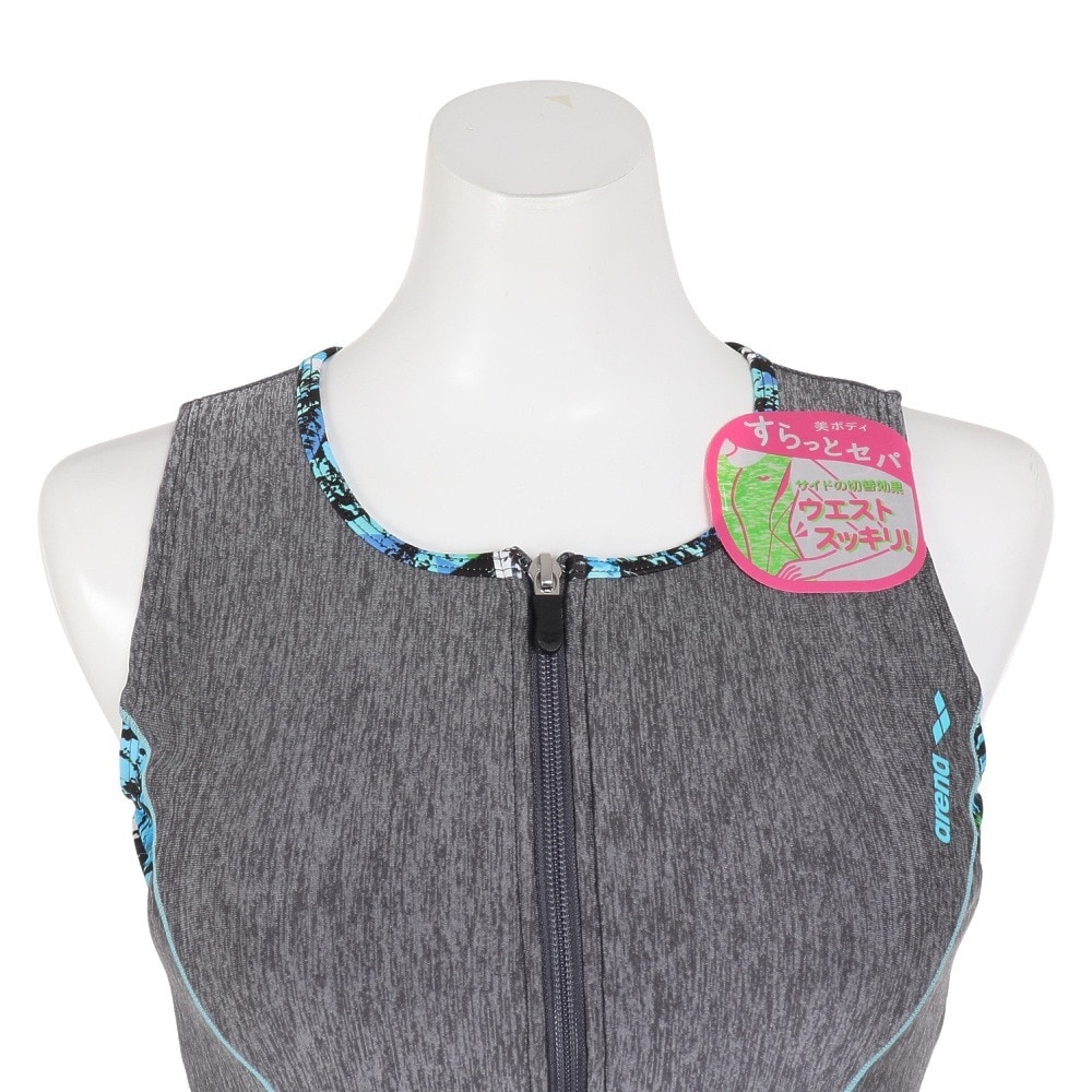アリーナ（ARENA）（レディース）フィットネス水着 レディース 水泳 フィットネスセパレーツ AS4FWF41W GYBK