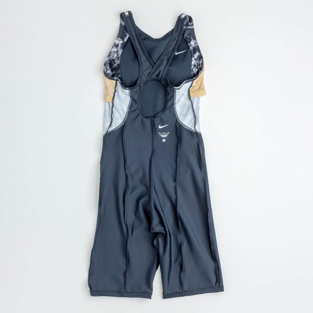 ナイキ（NIKE）（レディース）フィットネス水着 水泳 レッグスーツ 黒 M-LLサイズ 2993151-009 スイムウェア