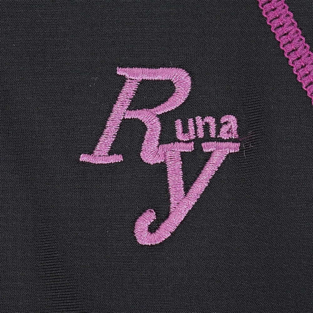 リュウナ（Ryuna）（レディース）フィットネス水着 レディース 水泳 ロゴ柄 ノースリーブ ピンク3L-5L NB2513RPK セパレートタイプ めくれ防止スナップ