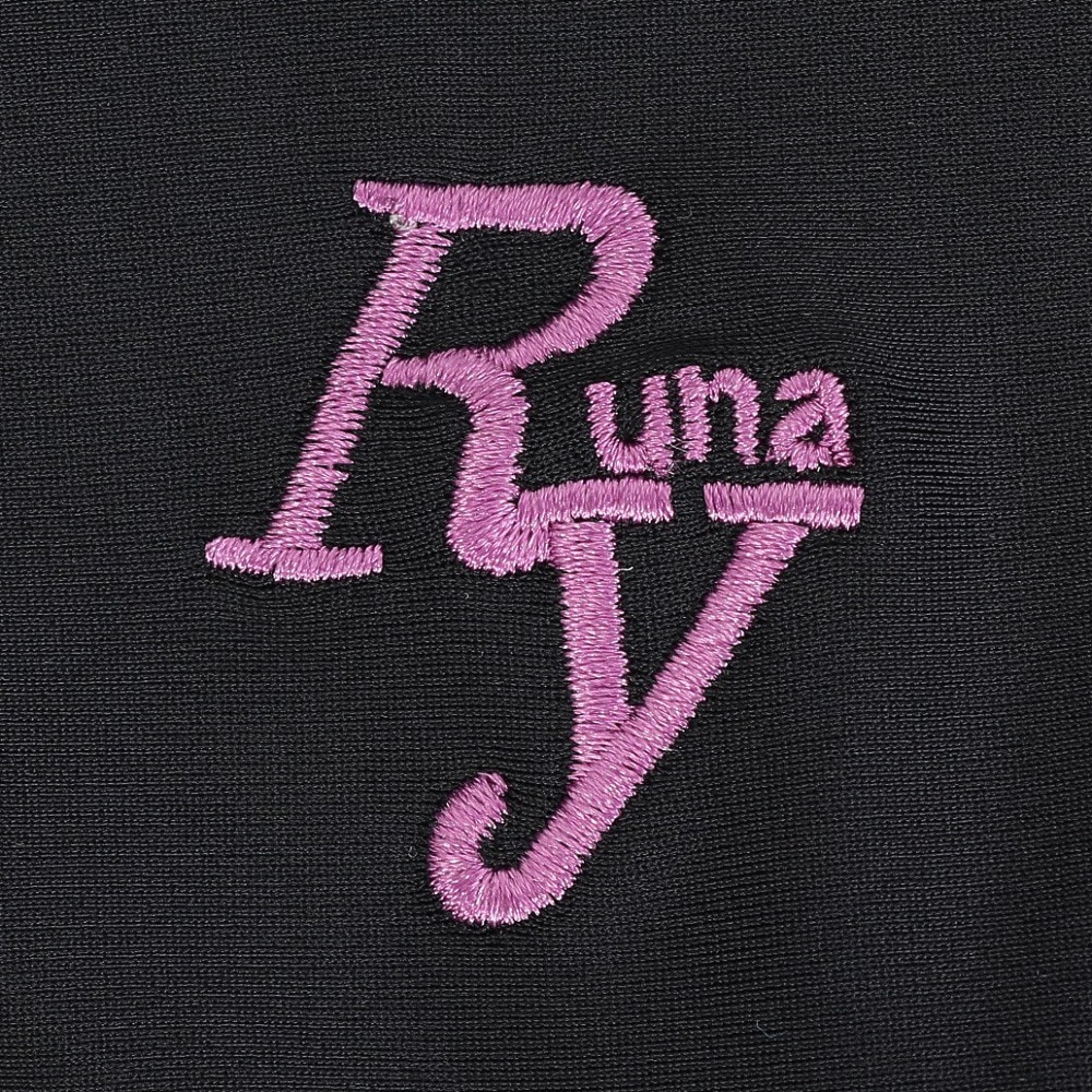 リュウナ（Ryuna）（レディース）フィットネス水着 レディース 水泳 サイドロゴ柄 半袖 ピンク 3L-5L NB2514RPK めくれ防止スナップ セパレート エクササイズ