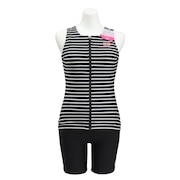 (レディース)フィットネス水着 レディース 水泳 すらっとセパ フィットネス セパレーツ AS5FWF49L BKBK