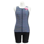 (レディース)フィットネス水着 レディース 水泳 すらっとセパ フィットネス セパレーツ AS5FWF49L NVBK